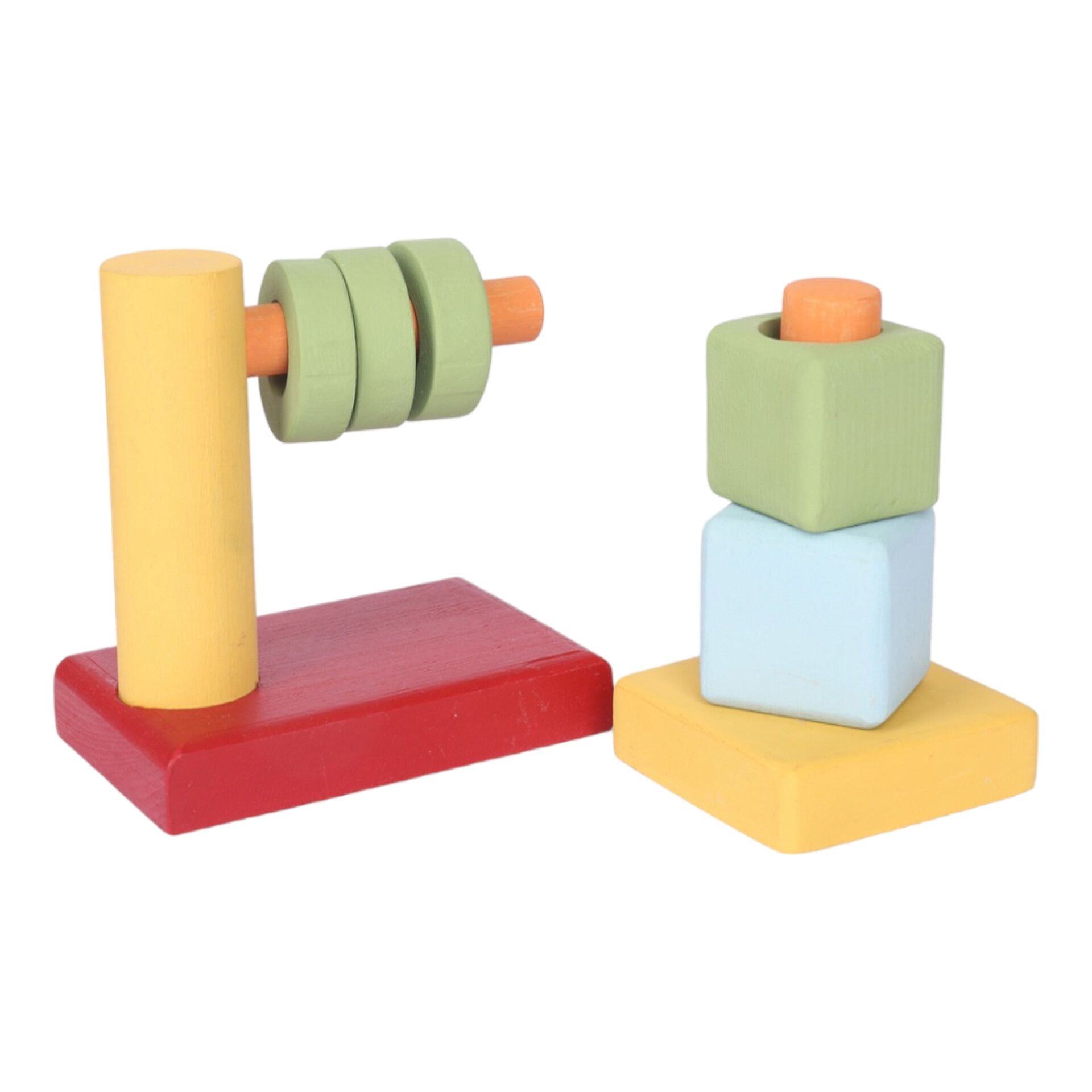 Montessori Ahşap GeometriK İstifleme Oyuncağı