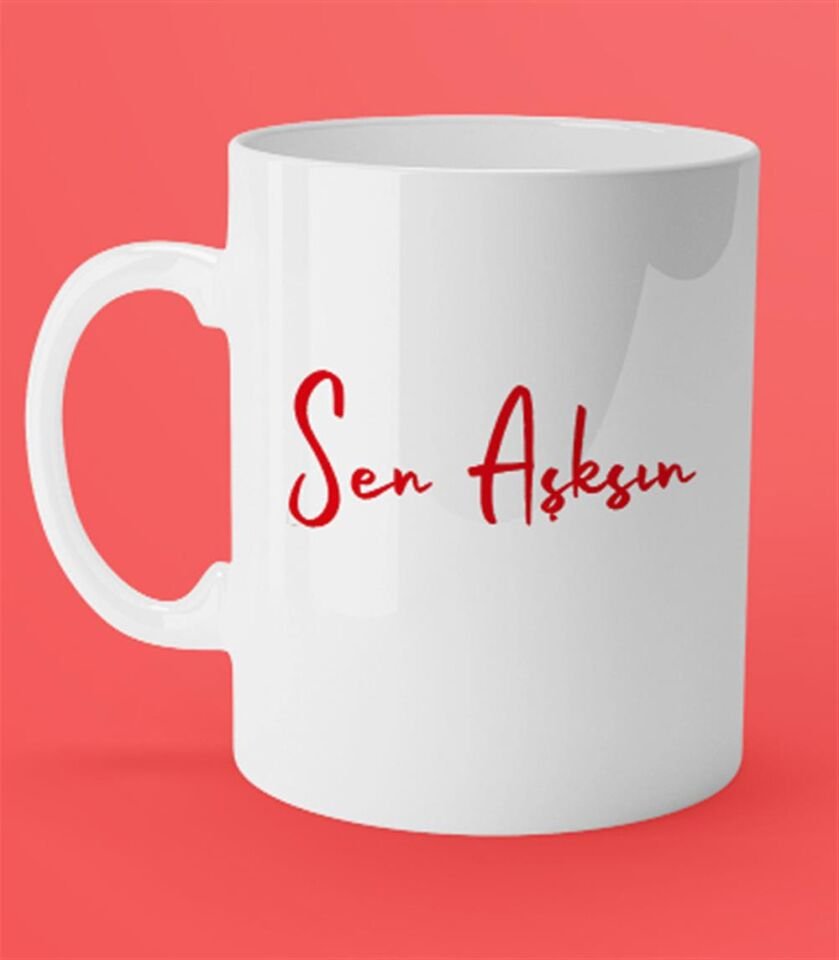 Tasarım Kupa-Tasarlanabilir Kupa- Aşk Kupası
