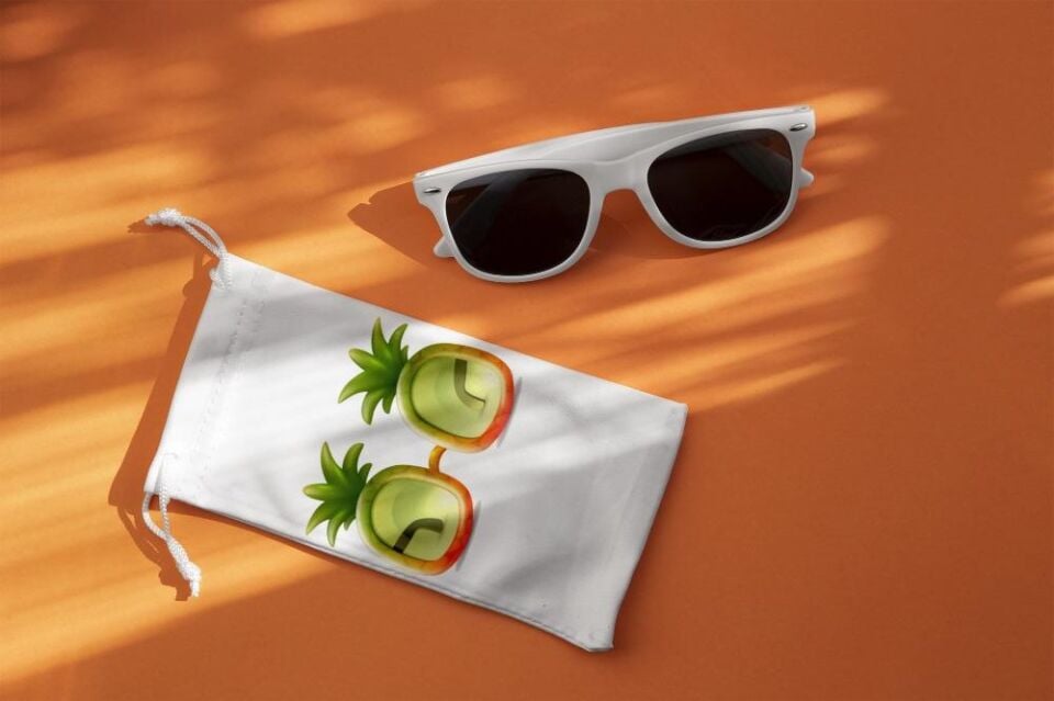 Ananas Detaylı Gözlük Kesesi
