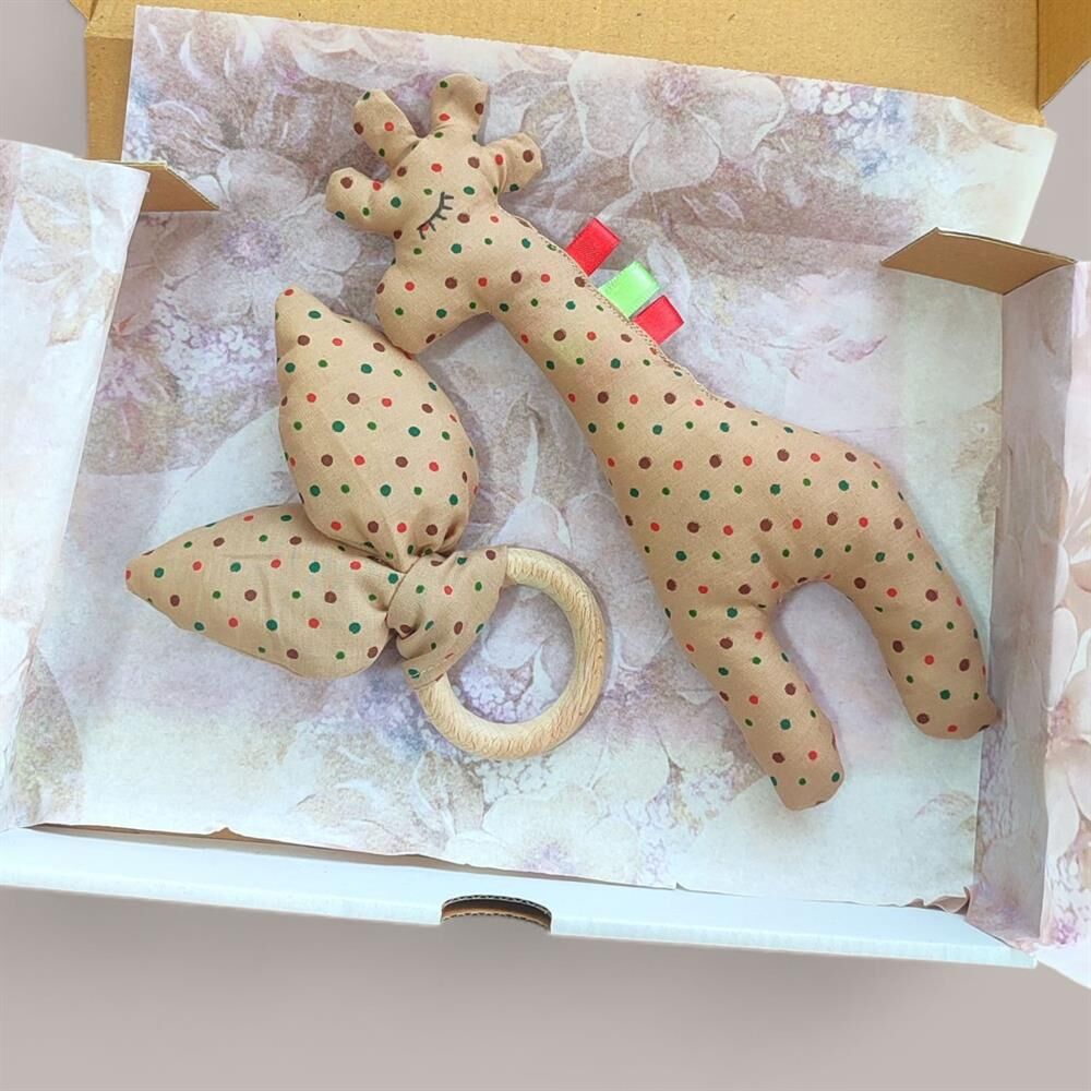Bebek Dişlik Zürafa Set