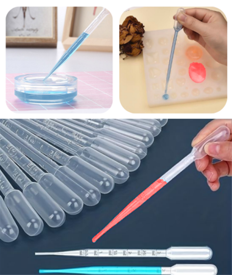 Damlalık Reçine Epoxy Şeffaf Pastör Pipeti 3 ml 10 Adet
