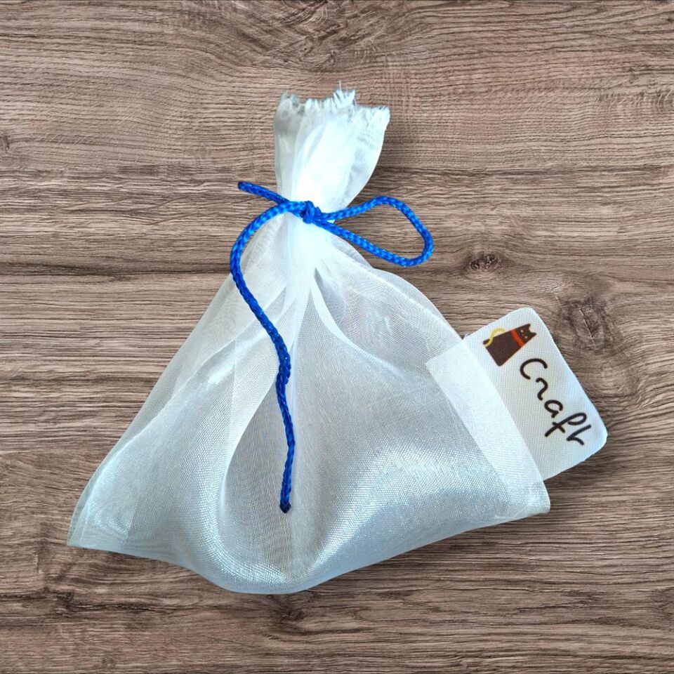 tasarım mavi boncuklu charm