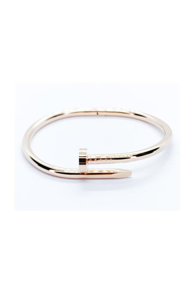 Unisex Çivi Cartier Modeli Rose Renk Alaşım Bileklik