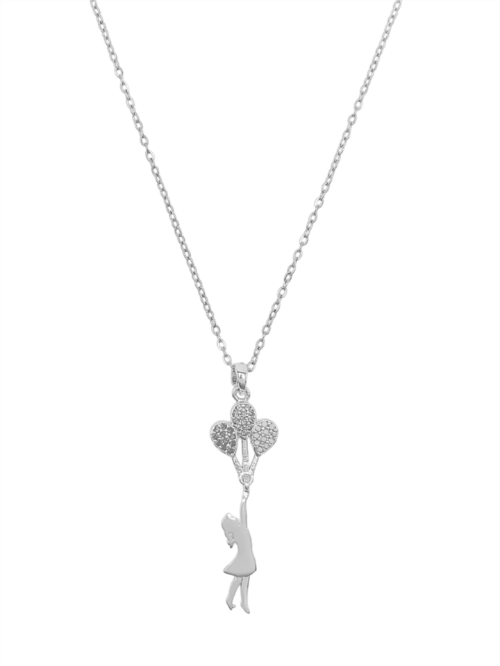 Çelik Kolye Silver 45Cm
