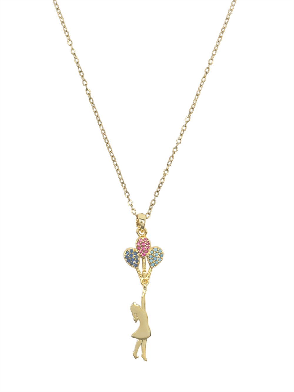 Çelik Kolye Gold 45Cm