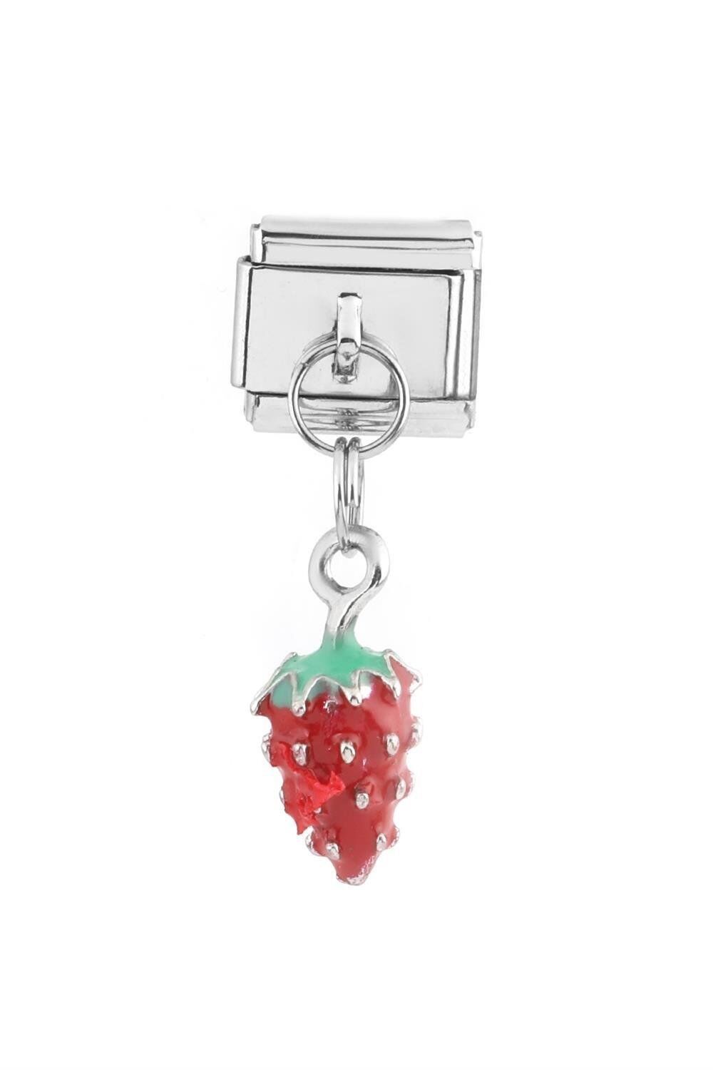 GÜMÜŞ ÇİLEK ÇELİK CHARM