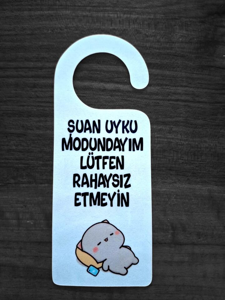 3 ADET EĞLENCELİ ODA KAPISI DND KARTLARI