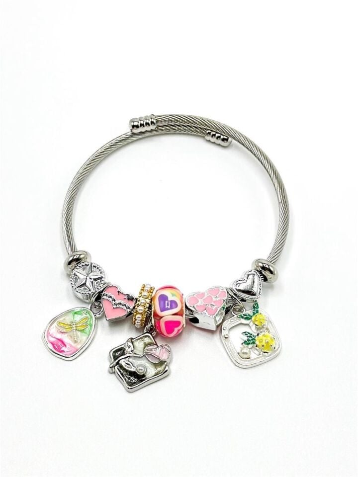 PEMBE KALPLER ÇELİK PANDORA